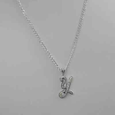 Brand New Sterling Silver 925 Letter Y Necklace