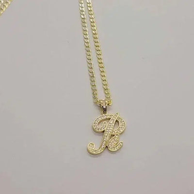 Brand New Sterling Silver 925 Letter R Necklace