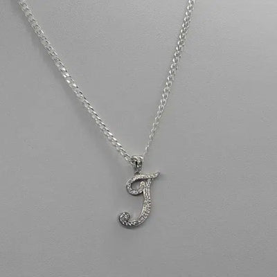 Brand New Sterling Silver 925 Letter T Necklace