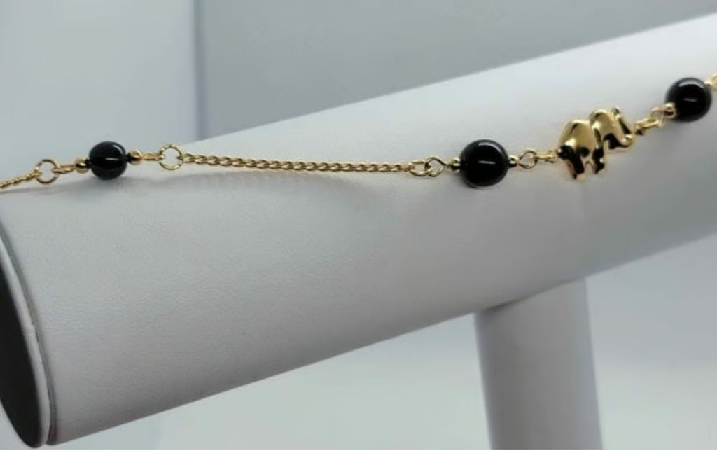 Brand New Brazilian 18k Gold Filled Elephant Anklet