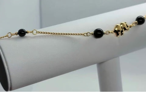 Brand New Brazilian 18k Gold Filled Elephant Anklet