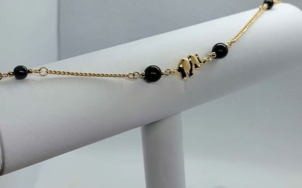 Brand New Brazilian 18k Gold Filled Elephant Anklet