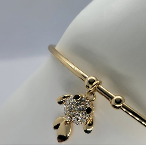 18K Gold-Plated Bracelet with Elegant Fish Charm