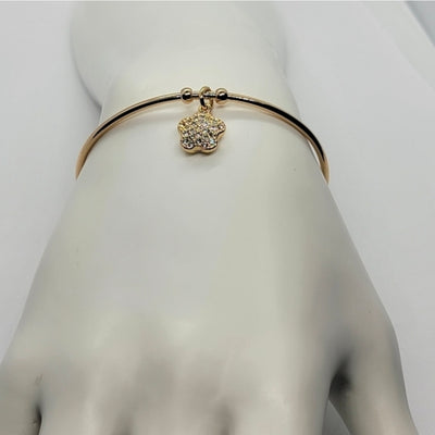 Luxe 18K Gold-Plated Bracelet with Star Charm
