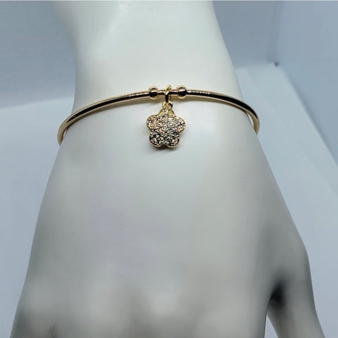 Luxe 18K Gold-Plated Bracelet with Star Charm