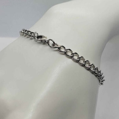 18K White Gold-Plated Cubic Zirconia Bracelet