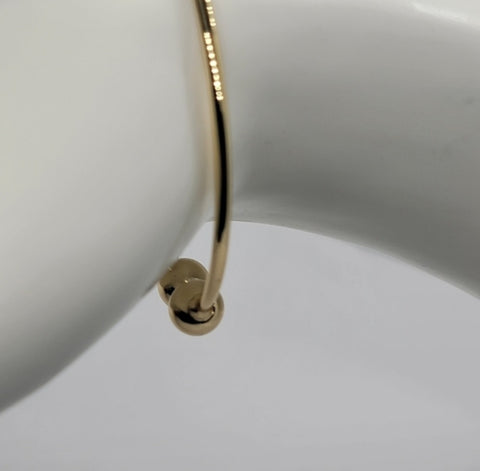 18K Gold-Plated Apple Charm Bracelet – Brand New