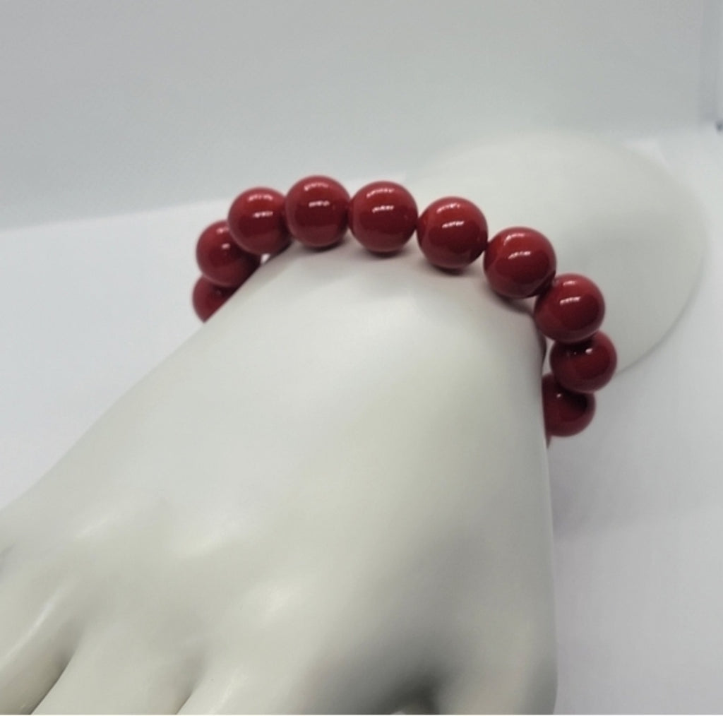 Red Agate Strength & Confidence Bracelet