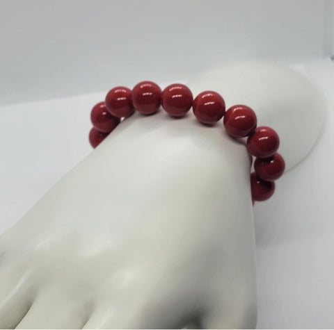 Red Agate Strength & Confidence Bracelet