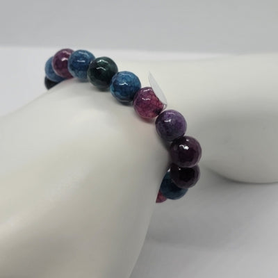 Radiant Light Multi-Color Agate Stone Bracelet