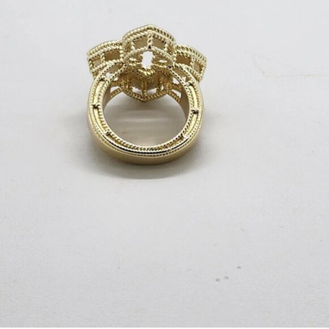 Brand New Green Clover Brass Ring