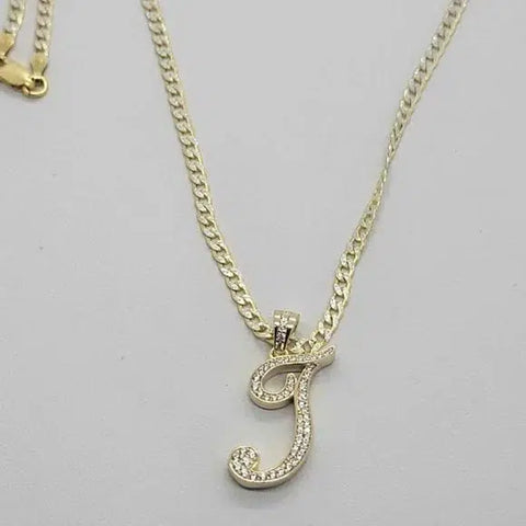 Brand New Sterling Silver 925 Letter T Necklace