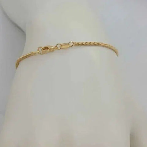 Brand New Brazilian 18k Gold Filled Multi Charms Bracelet