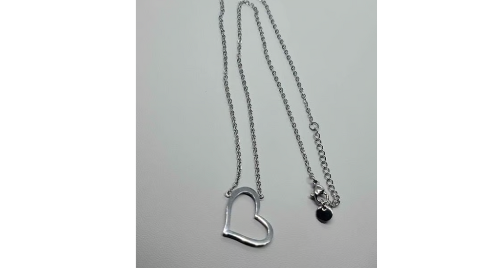 Brand New Stainless Steel Heart Necklace