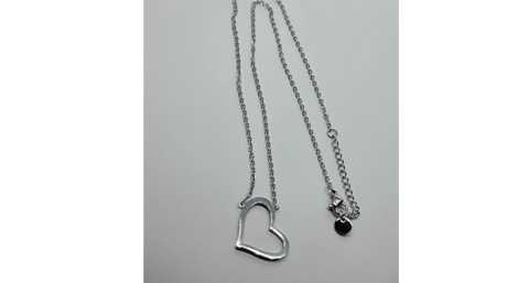 Brand New Stainless Steel Heart Necklace