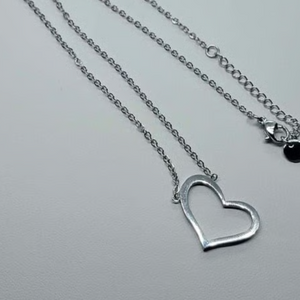 Brand New Stainless Steel Heart Necklace