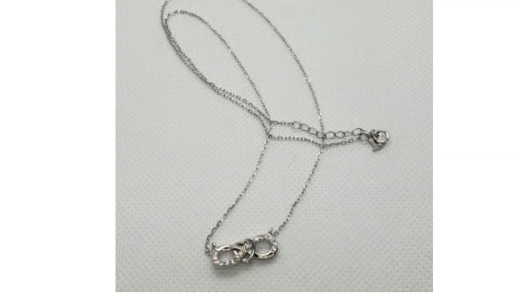 Brand New Sterling Silver 925 Infinite & Heart Necklace