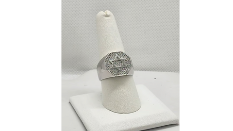 Brand New Sterling Silver 925 Star Of David Ring