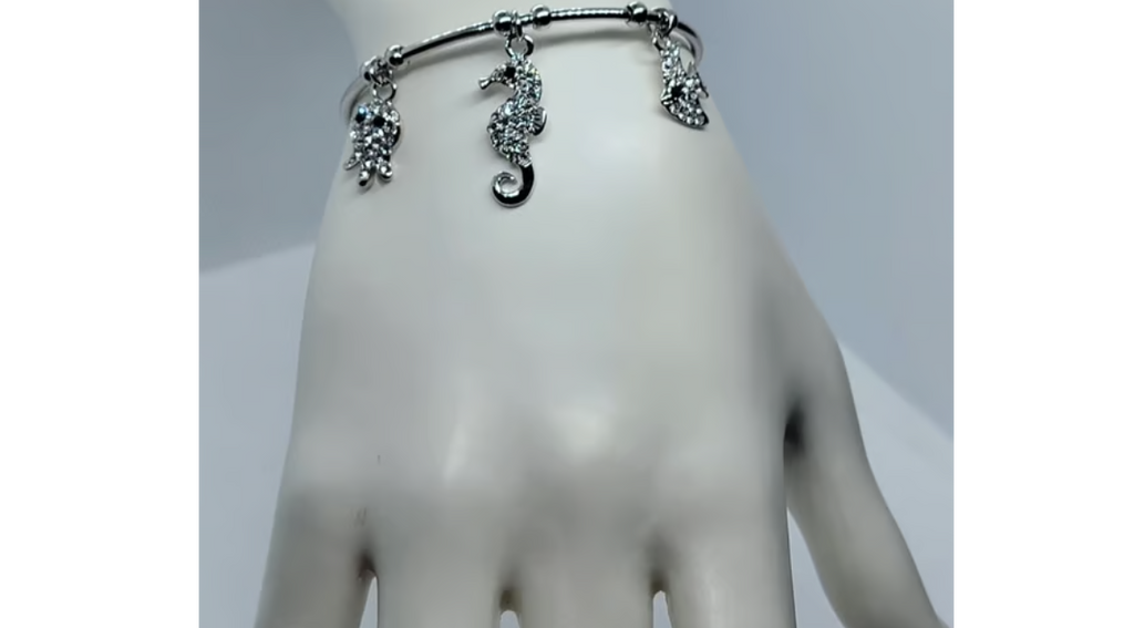 Brand New 18K White Gold-Plated Bracelet