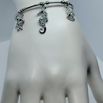 Brand New 18K White Gold-Plated Bracelet