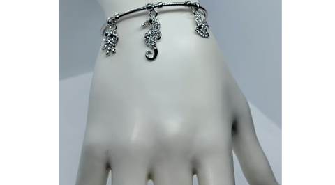 Brand New 18K White Gold-Plated Bracelet