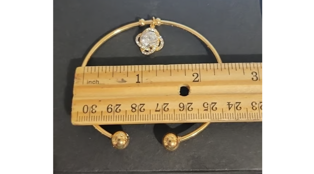 18K Gold-Plated CZ Stone Bracelet – Stylish & Elegant