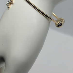 18K Gold-Plated Charm Bracelet – 3 Unique Charms