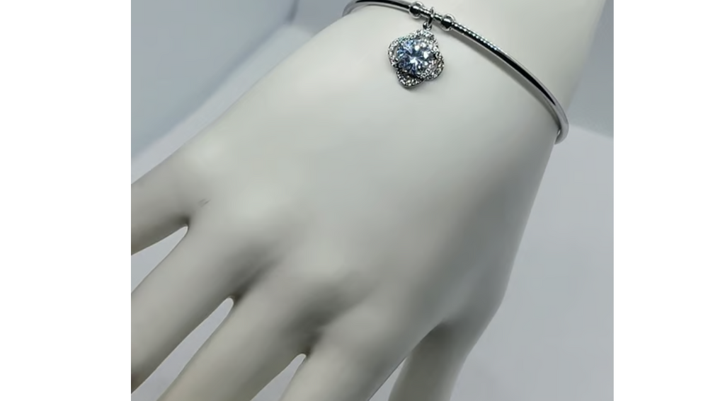 18K Gold-Plated CZ Stone Bracelet – Stylish & Elegant