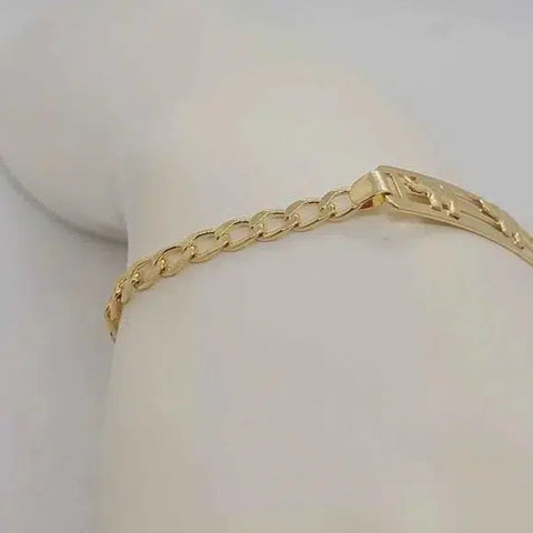 Brand New Brazilian 18k Gold Filled 3 Elephants Bracelet