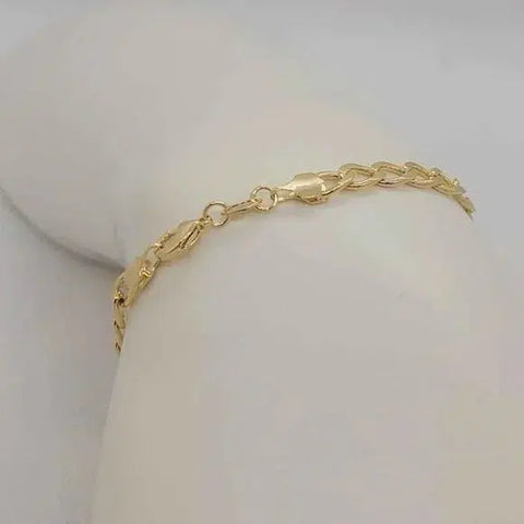 Brand New Brazilian 18k Gold Filled 3 Elephants Bracelet