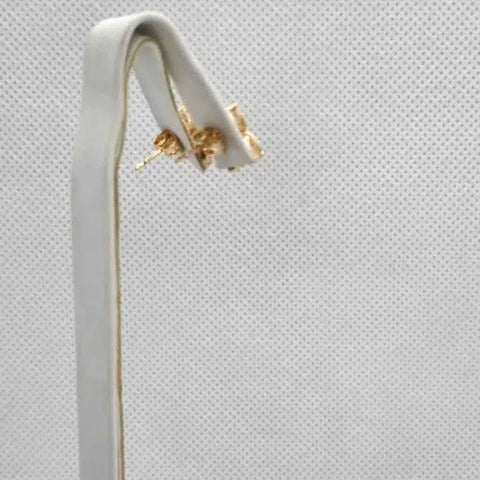 Brand New  Brazilian 18k Gold Filled flower Shape Earrings