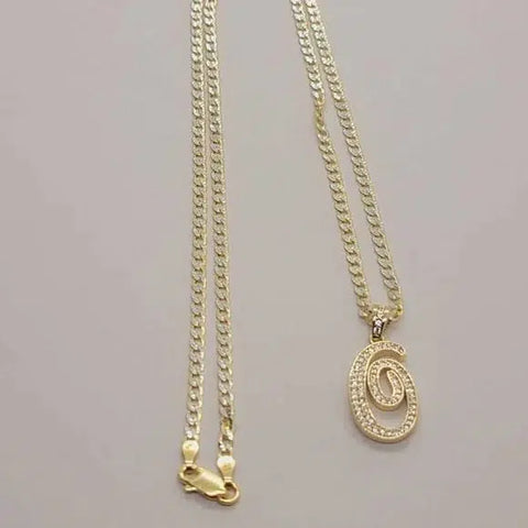 Brand New Sterling Silver 925 Letter O Necklace