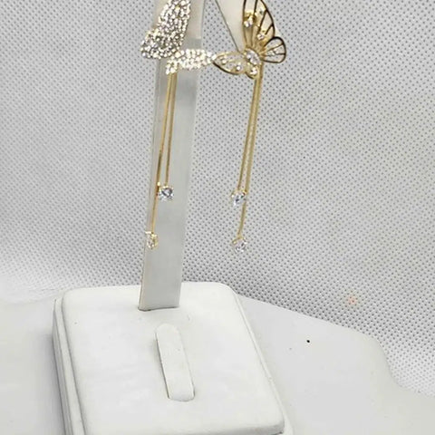 Brand New   Sterling Silver 925 Butterfly Earrings