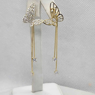 Brand New   Sterling Silver 925 Butterfly Earrings