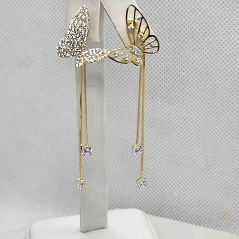 Brand New   Sterling Silver 925 Butterfly Earrings