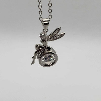 Brand New Sterling Silver 925 Tinker Bell Necklace