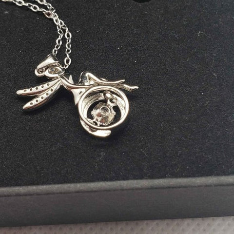 Brand New Sterling Silver 925 Tinker Bell Necklace