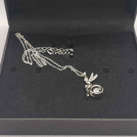 Brand New Sterling Silver 925 Tinker Bell Necklace