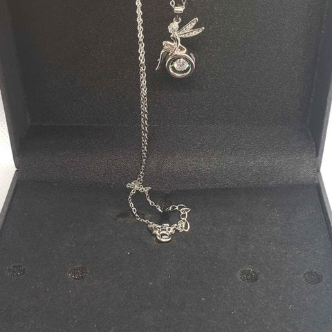 Brand New Sterling Silver 925 Tinker Bell Necklace