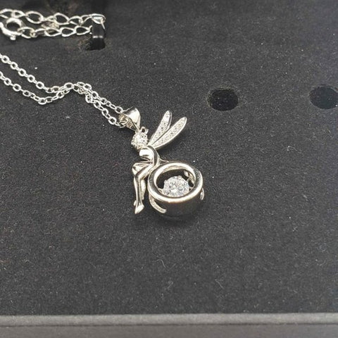 Brand New Sterling Silver 925 Tinker Bell Necklace