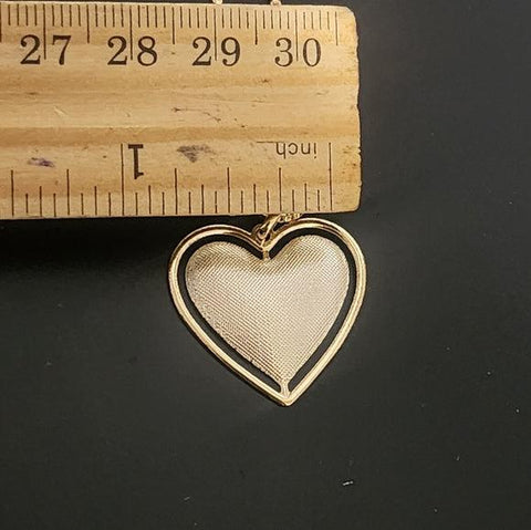 Brand New  Brazilian 18k gold filled Double Heart Necklace