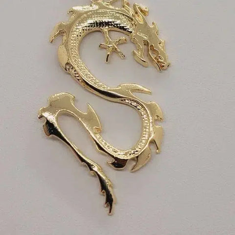 Brand New Brazilian 18k Gold Filled Dragon Necklace