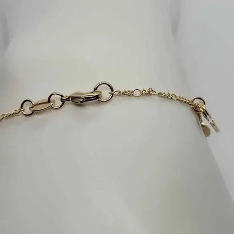 Brand New Brazilian 18k Gold Filled Lucky Charms Bracelet