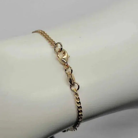 Brand New Brazilian 18k Gold Filled Azabaches Bracelet