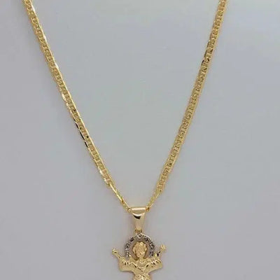 Brand New Brazilian 18k Gold Filled El Nino Divino Necklace