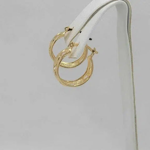 Brand New Brazilian 18k Gold Filled Earrings