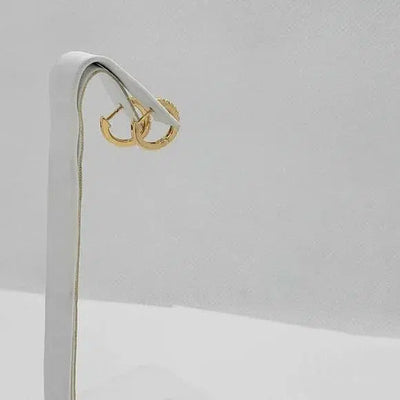 Brand New Brazilian 18k Gold filled earrings