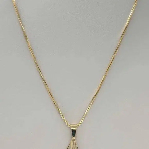 Brand NEW  Brazilian 18k Gold Filled Eye Of Providence Necklace