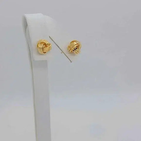 Brand New  Brazilian 18k Gold Filled Round Earrings