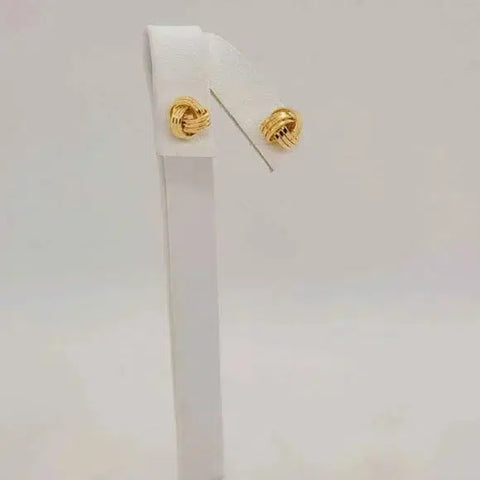 Brand New  Brazilian 18k Gold Filled Round Earrings